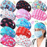 Jexine front view of 12-piece headband pack showing variety and convenience