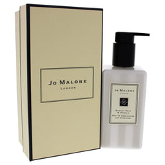 Jo Malone creamy lotion texture close-up showing quick-absorbing benefit