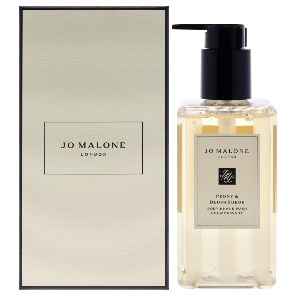 Jo Malone front bottle view showing elegant label and floral scent