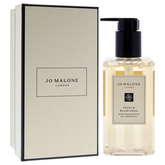Jo Malone creamy lather texture on hand showing soft moisturizing effect