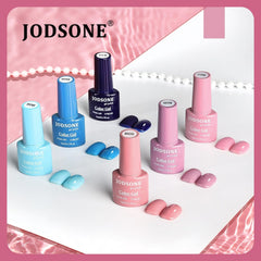 JODSONE color array flatlay displaying 32 shades for easy selection and inspiration