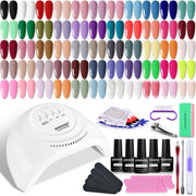 JODSONE front packaging showing complete gel polish kit and included lamp