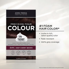 John Frieda after-color conditioner bottle showing nourishment and shine