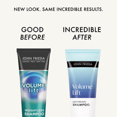John Frieda back label with ingredients and usage guidance