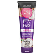 John Frieda bottle front view showing label and anti-humidity benefit