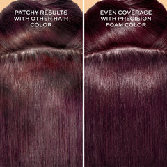 John Frieda foam texture close-up demonstrating non-drip easy application