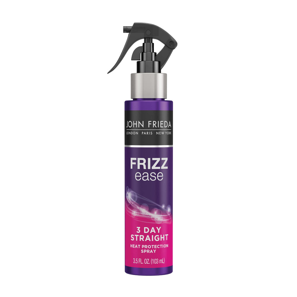 John Frieda front bottle image showing product and long-lasting smooth results