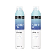 John Frieda front packaging showing volumizing hairspray benefit