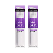 John Frieda front packaging showing two serum bottles and product name benefit