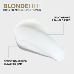 Joico before and after detangling and shine on blonde hair transformation