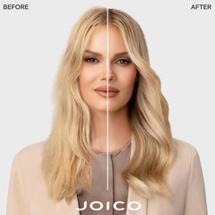 Joico pump dispenser close-up for easy salon-style dispensing benefit