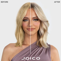 Joico conditioner texture close-up highlighting creamy hydration and shine