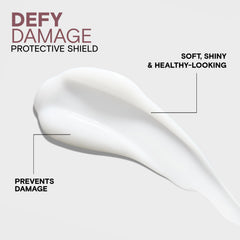 Joico label detail highlighting product strength benefit