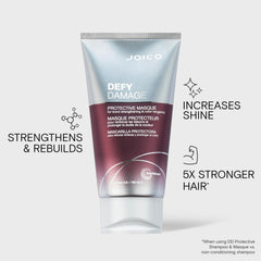 Joico masque being applied to damp hair demonstrating easy spread and nourishment