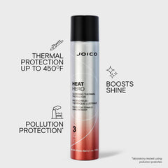 Joico Heat Hero close-up of glossy texture showing smoothing benefit