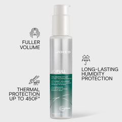 Joico JoiFull creamy-gel texture close-up illustrating lightweight glide benefit