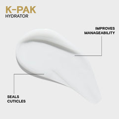 Joico K-PAK being applied to damp hair to restore softness