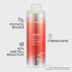 Joico shampoo creamy lather texture demonstrating gentle cleansing