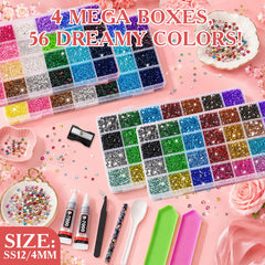 JOKERKING color grid close-up displaying 56 colors for easy selection