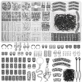 Jollidecor front packaging showing entire Viking bead set and storage box benefit organization