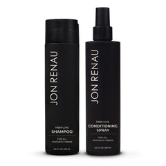 Jon Renau bundle front packaging showing both products and branding, easy routine