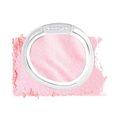 Joocyee compact front view showing pink glow and sleek packaging benefit: easy storage