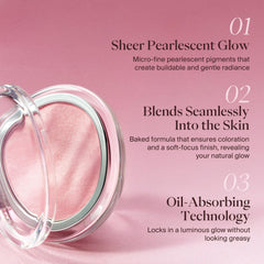Joocyee textured swatch on skin displaying smooth blendability and subtle sheen