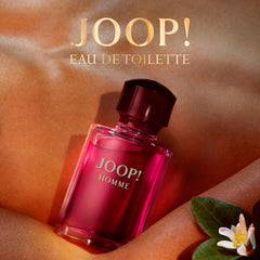 Joop! after shave poured into hand demonstrating easy application and refreshing effect