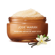 Josie Maran front jar shot showing product label and 6 oz size benefit