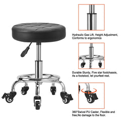 JOSTZHXIN detail of rubber wheels highlighting quiet, floor-friendly mobility and brakes