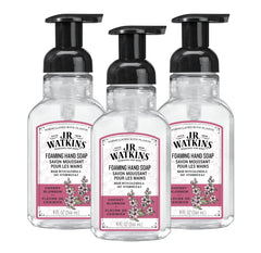 J.R. Watkins front packaging showing cherry blossom label and benefits