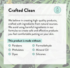J.R. Watkins lotion texture swatch showing lightweight, non-greasy finish