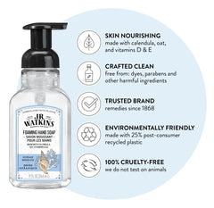 J.R. Watkins pump close-up demonstrating smooth dispensing and easy use benefit