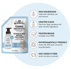 J.R. Watkins pouch close-up highlighting durable pouch material benefit