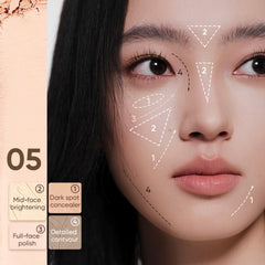 JUDYDOLL closeup of powder texture highlighting creamy, finely milled finish