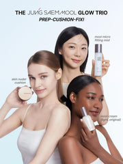 JUNG SAEM MOOL compact in a handbag shows travel-friendly makeup touch-up benefit portability