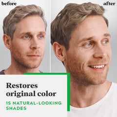 Just For Men applicator bottle close-up showing easy shake-and-apply convenience