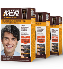 Just for Men front packaging showing product and benefits