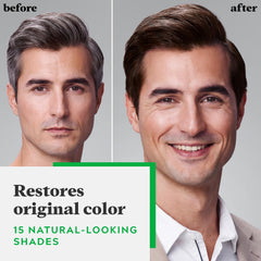 Just For Men applicator bottle and color base ready to mix for quick use