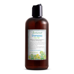 Just Nutritive front bottle view showing gray hair shampoo restoring cool tones