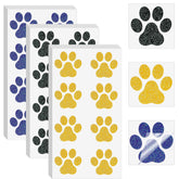 Jutom front packaging showing 30 sheets and 240 glitter paw tattoos for events