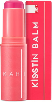 KAHI Kisstin Balm front packaging showing tinted glow stick and brand