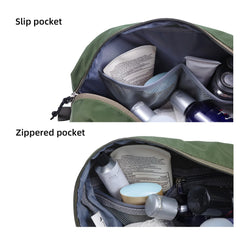 kalgoTeal zippered mesh pocket displaying breathable secure storage