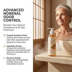 Kaori Bloom creamy lather close-up demonstrating rich foam and gentle cleansing