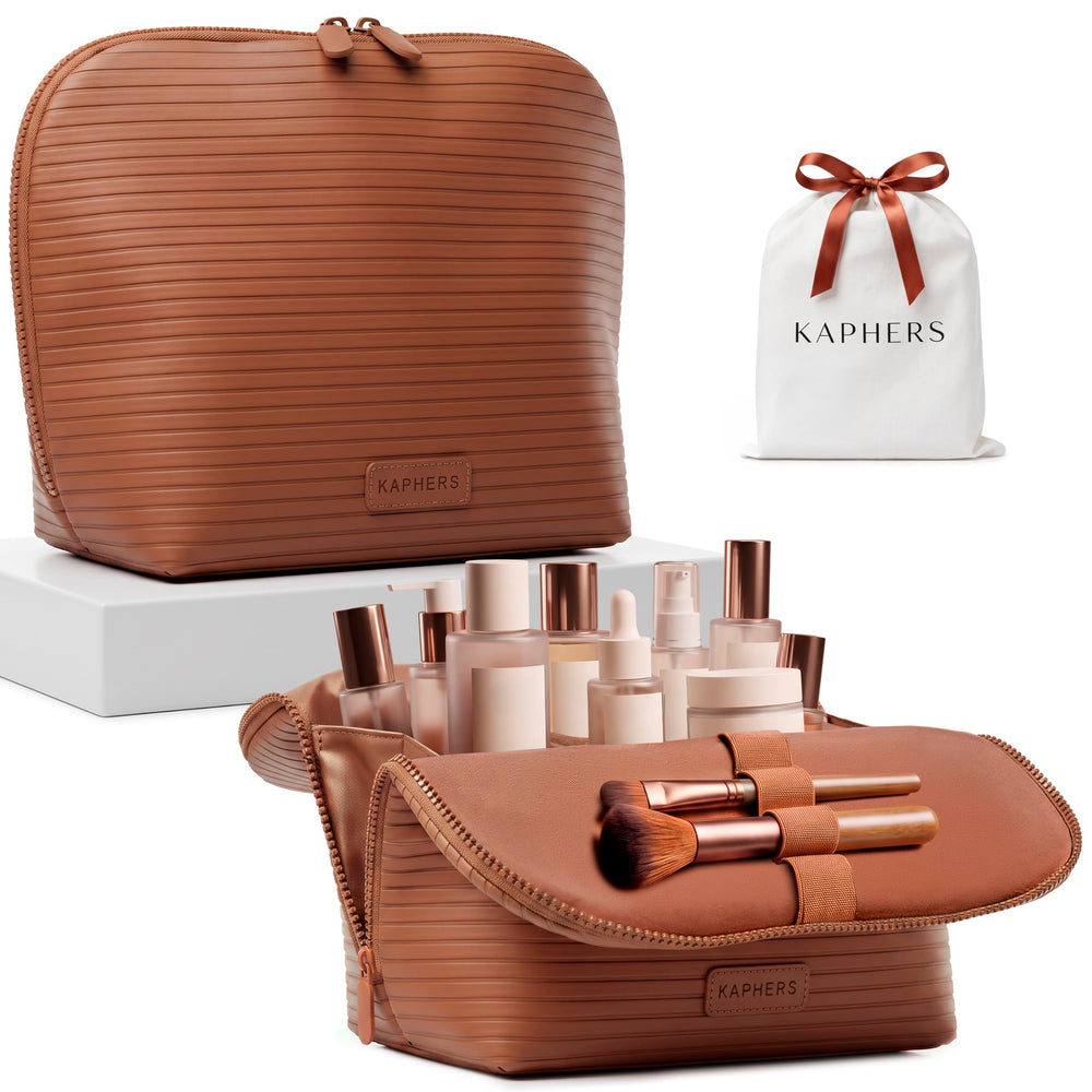 KAPHERS front view showing organized compartments and travel-ready design