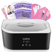 Karite front view compact paraffin warmer showing space-saving design and convenience