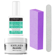 Karlash front packaging showing crystal clear repair kit and quick fix benefit