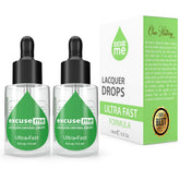 Karlash front packaging showing twin bottles and benefits for fast drying