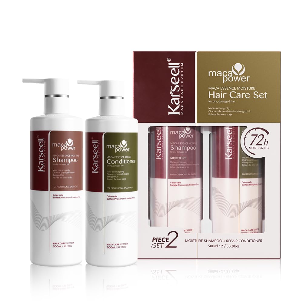 Karseell front packaging showing shampoo and conditioner for salon-quality hydration
