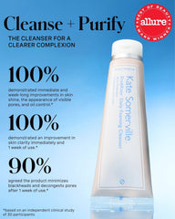 Kate Somerville EradiKate dispensing cleanser from pump demonstrating easy application and control